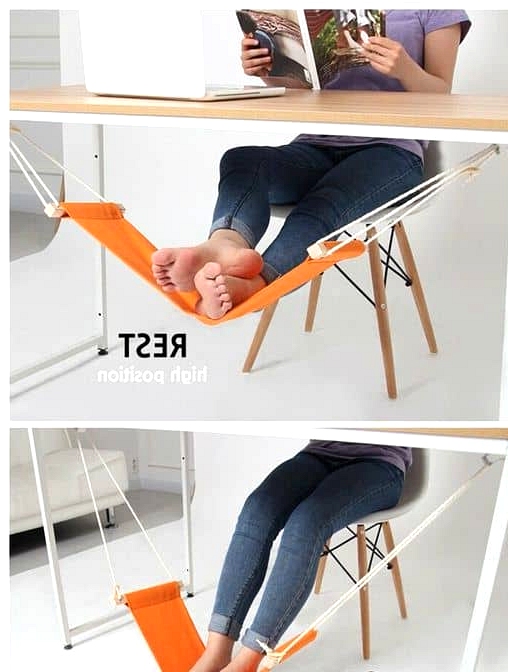 use a hammock desk foot rest