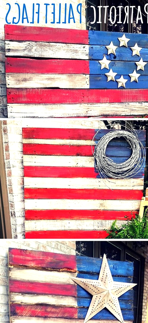 patriotric pallet flag independence day