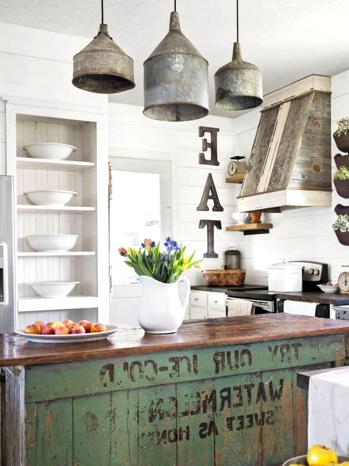 30 Farmhouse Kitchen Concepts for a Heat and Cozy Cooking Area