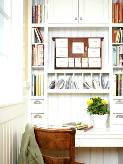 Create a Full Wall Office Storage Space