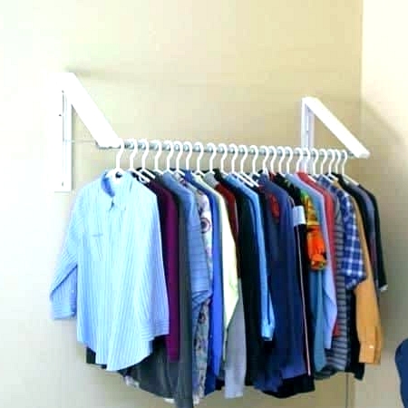 Use Hanging Brackets to Put Up Clothes