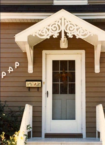 A Victorian Themed Porch Roof