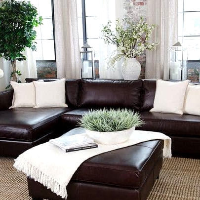 20 Fashionable Throw Pillow Concepts for Brown Couches