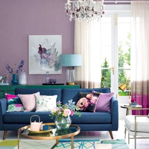 Purple within the Residing Room