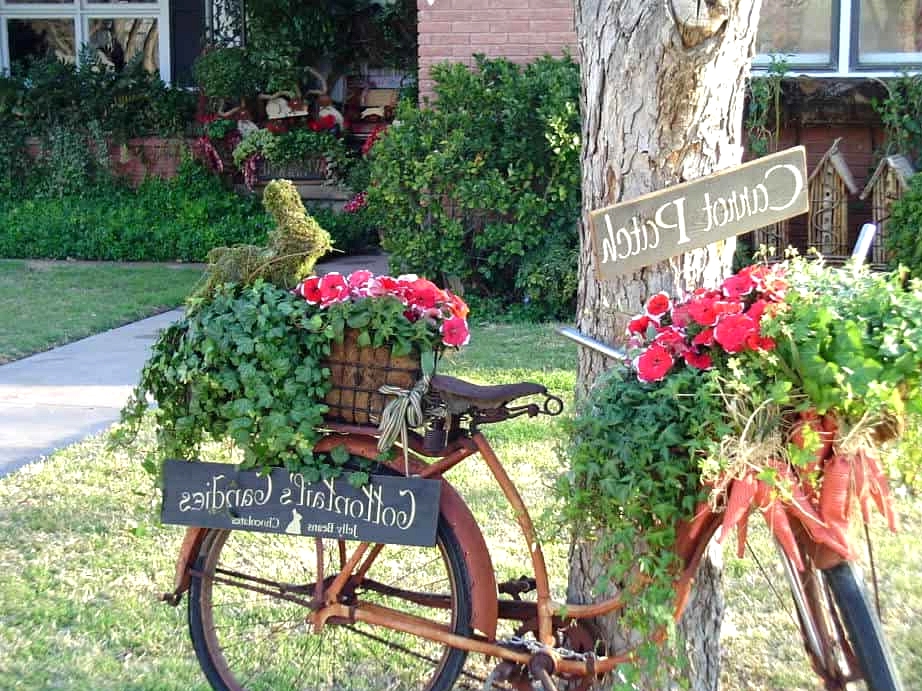 Make Your Own Cute Bicycle Planter