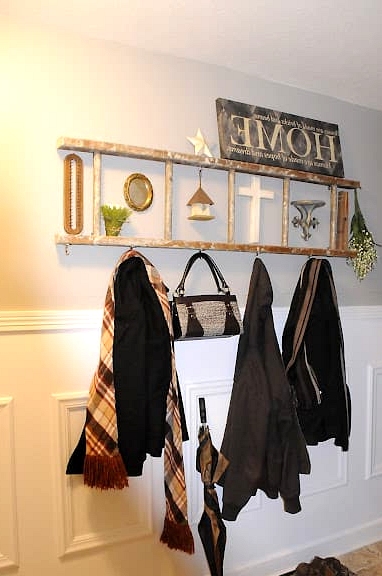 Turn It Into a Coat Rack for the Hallway