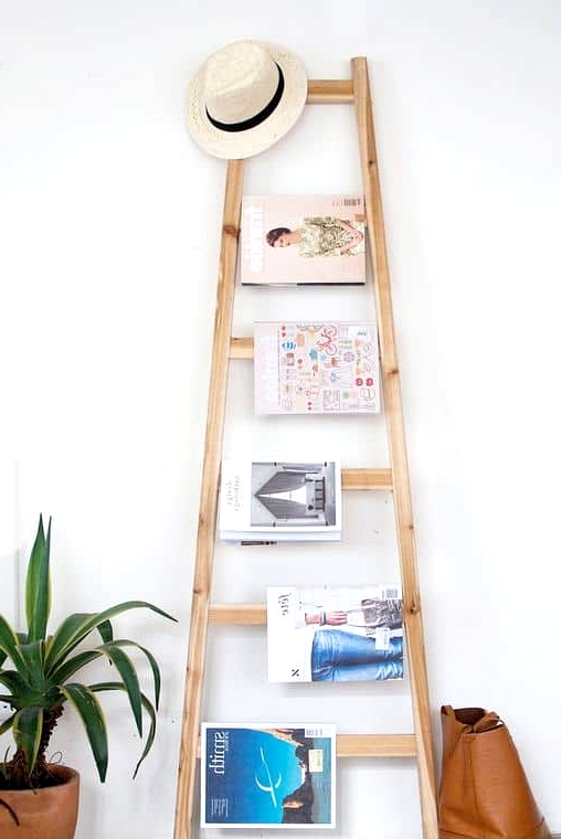 Small Rungs Are Great for a Magazine Rack