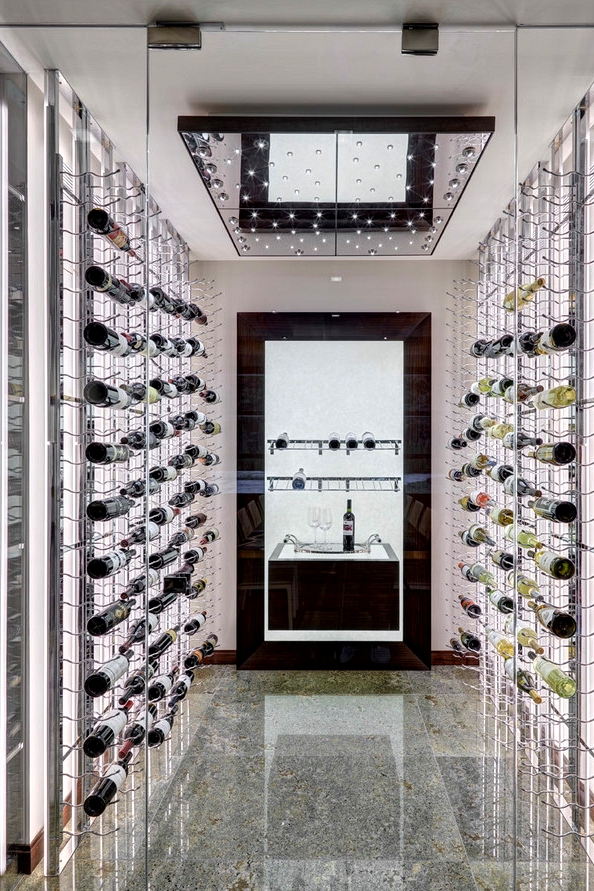 16 Sophisticated Mid Century Modern Wine Cellar Designs