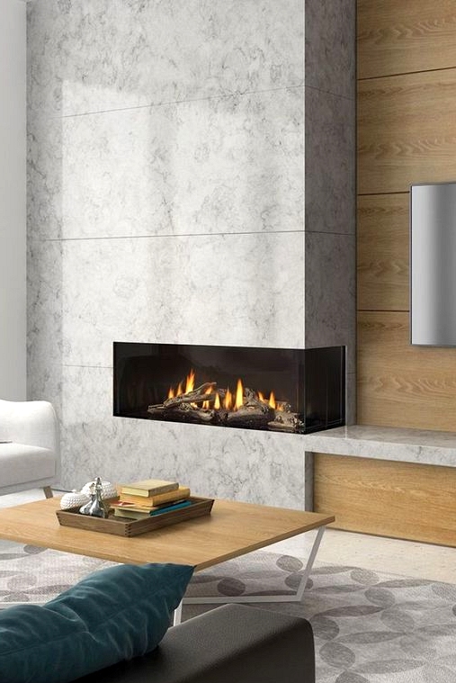 Modern and Minimalist Fireplace