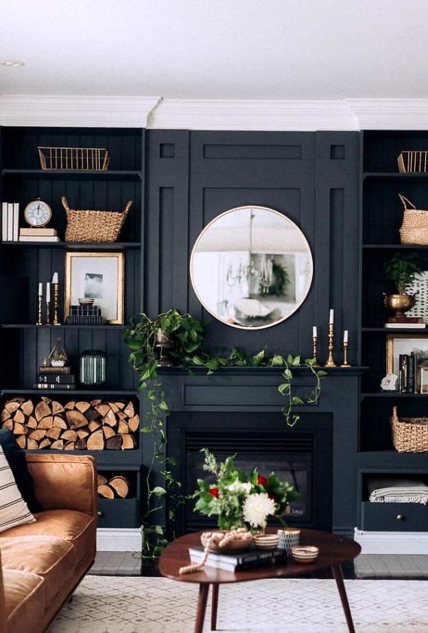 Bold Black Accent Wall Ideas