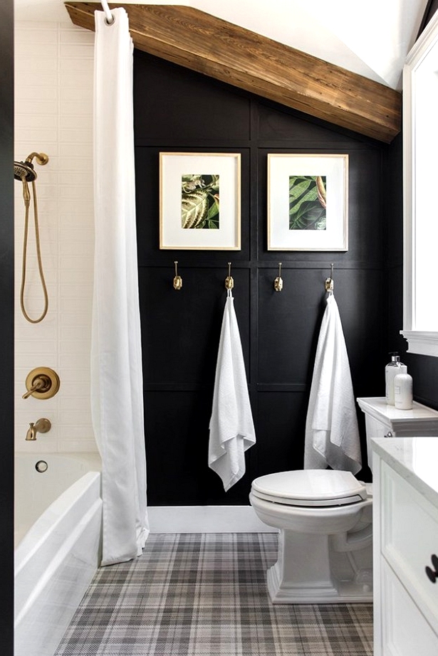 Bold Luxury Bathroom on a budget