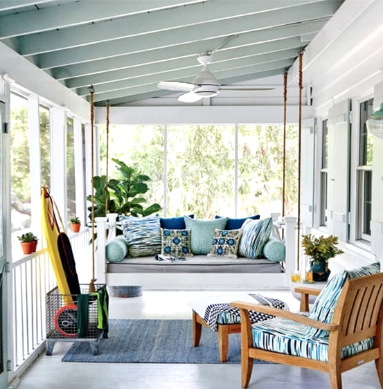 Install a Porch Swing Instead of a Couch