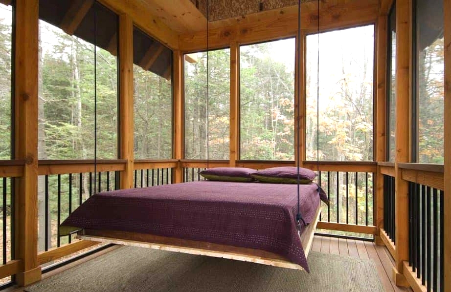 Add a Hanging Bed for the Perfect Napping Spot