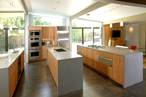 Two Kitchen Islands Instead of One