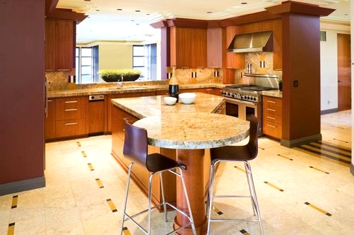 The Differently Shaped Barnwood Kitchen Island