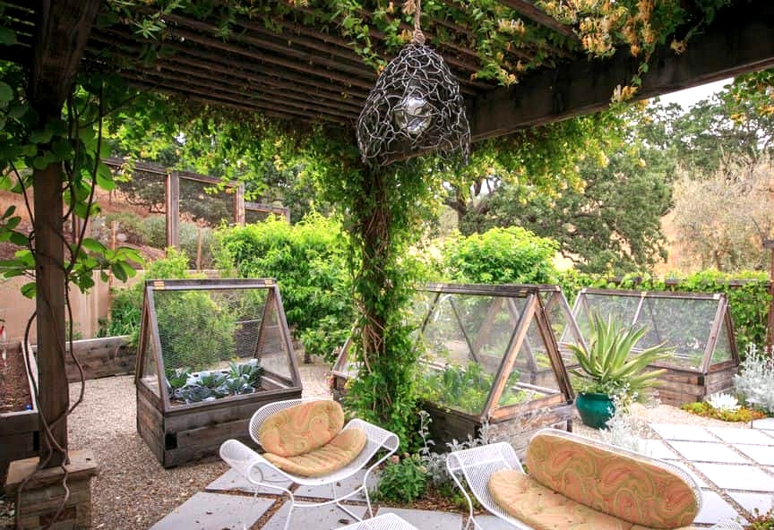 Build an Outdoor Grotto with a Pergola and Climbing Vines