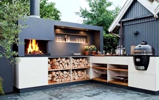 Modern Outdoor Kitchen Design idea