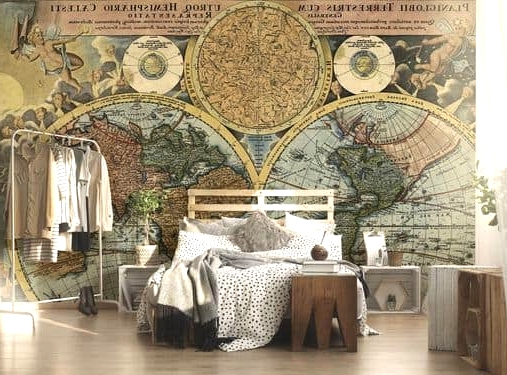 Old Map of the World on Your Wall