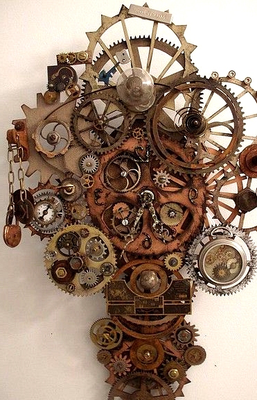 Steampunk Wall Clock