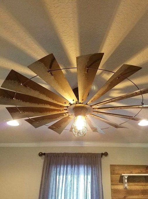 Steampunk Ceiling Fan