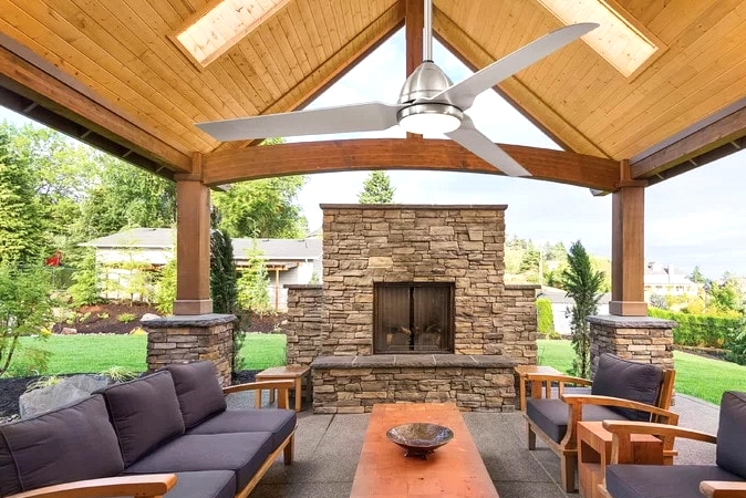 Create a Backyard Fireplace