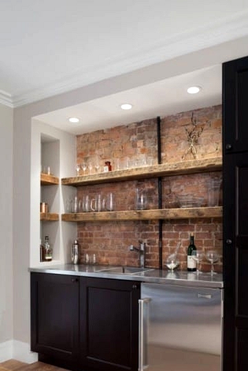 Channel a Speakeasy with Exposed Brick