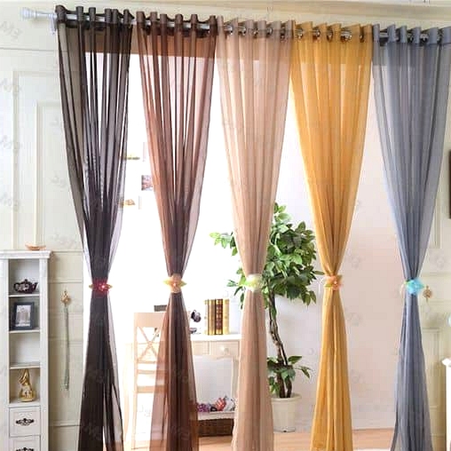 All Curtains of Different Colors