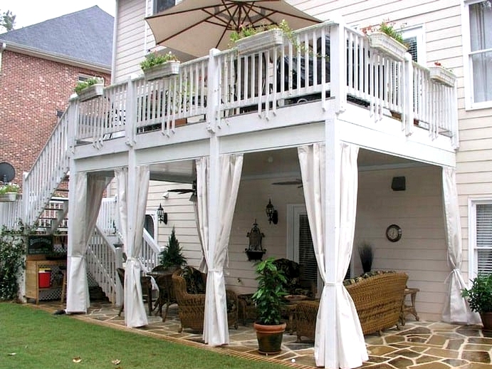 Use a Second Floor Balcony as Your Patio Cover