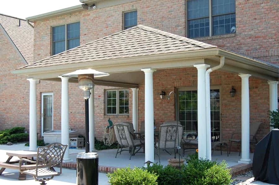 Build a Permanent Roofed Patio