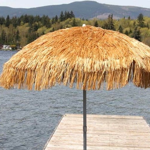 Get a Bamboo Palapa-Style Umbrella