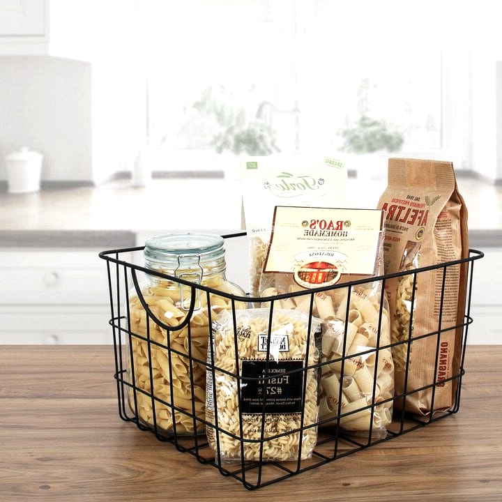 Use Large Wire Baskets For Organization