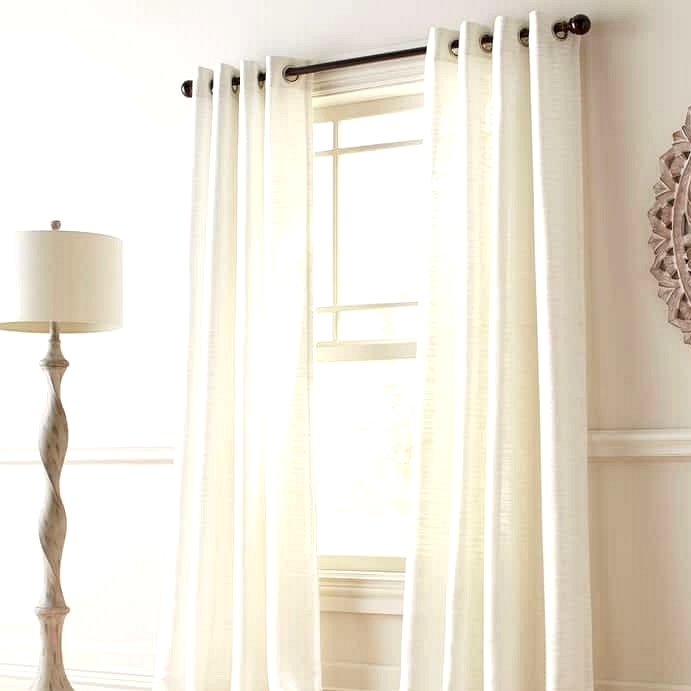 Airy White Curtains