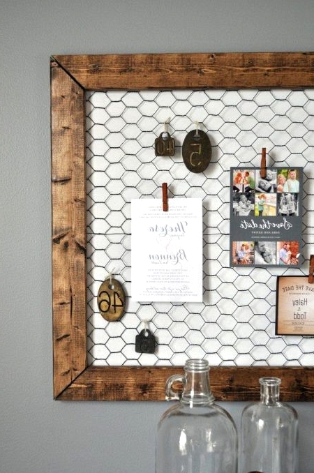 Easy DIY Farmhouse Memo Board