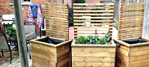 Amazing Privacy Planter DIY for your backyard 