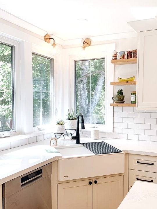 Get a Large, Deep Kitchen Sink in White