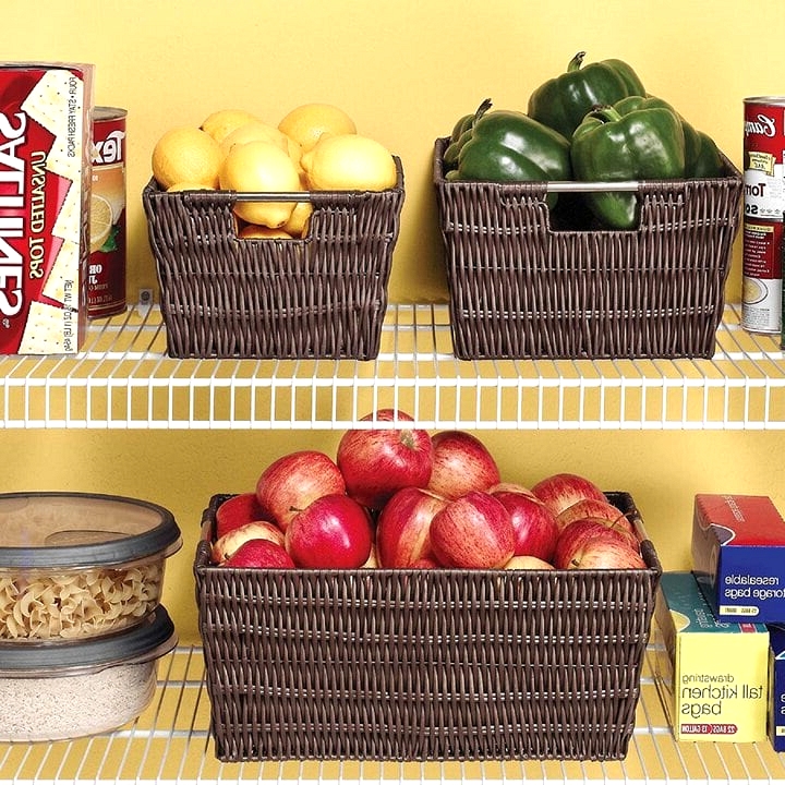 Store Fruits & Veggies In Baskets