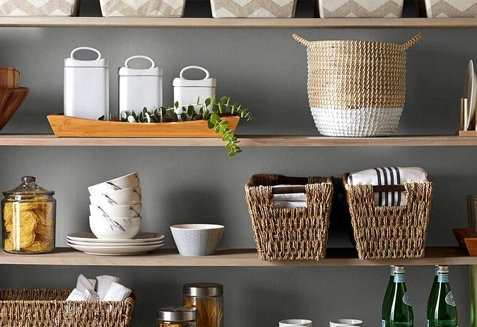 Opt for Wood Shelving