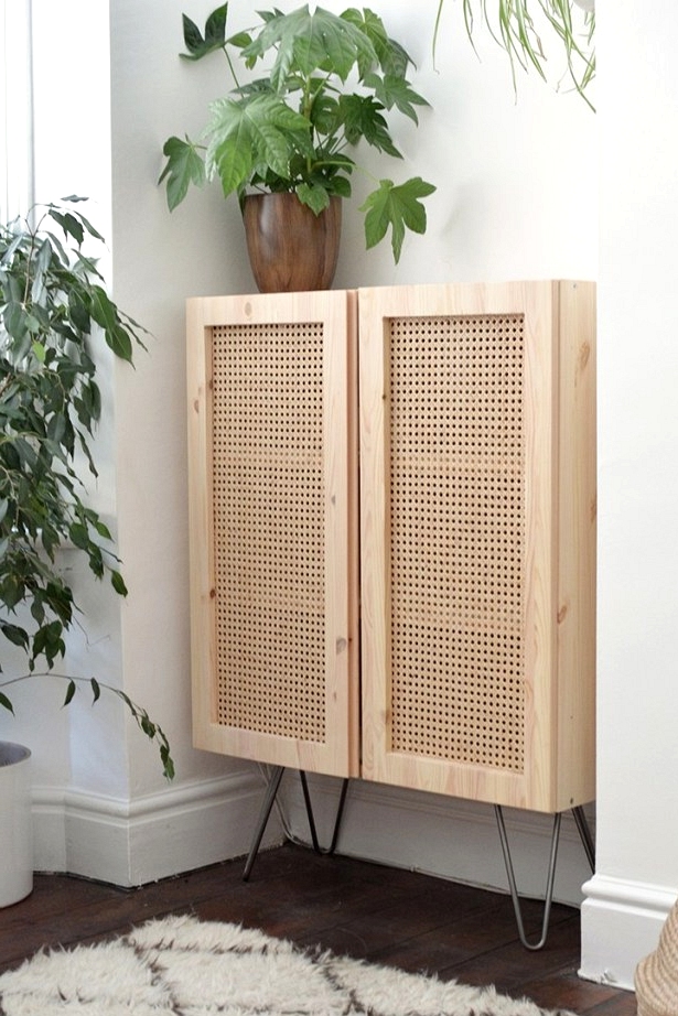 Bring natural material into your home with this IKEA hack using cane/rattan!