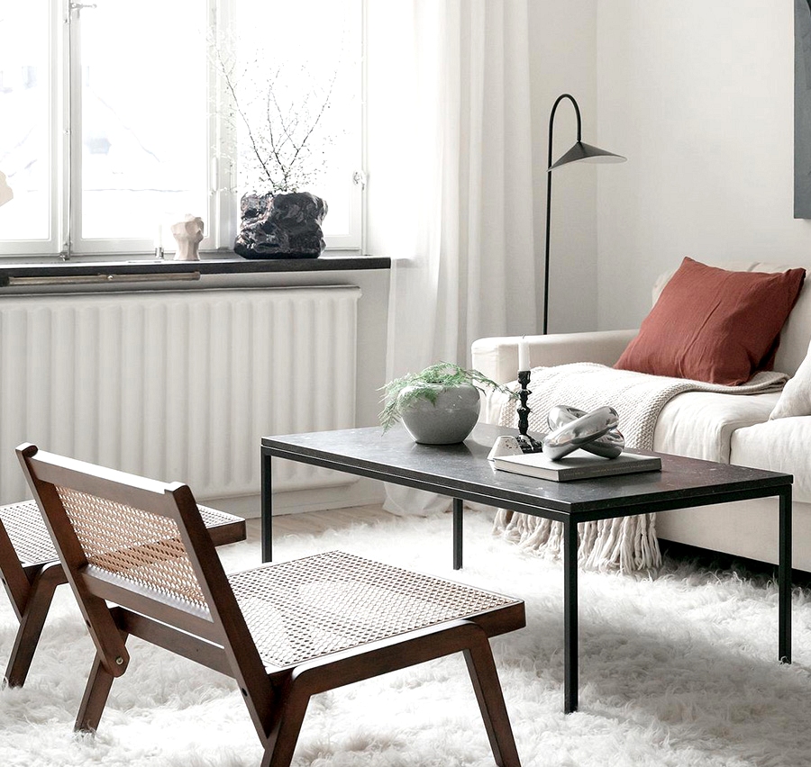 Small Swedish apartment in white (45 sqm)