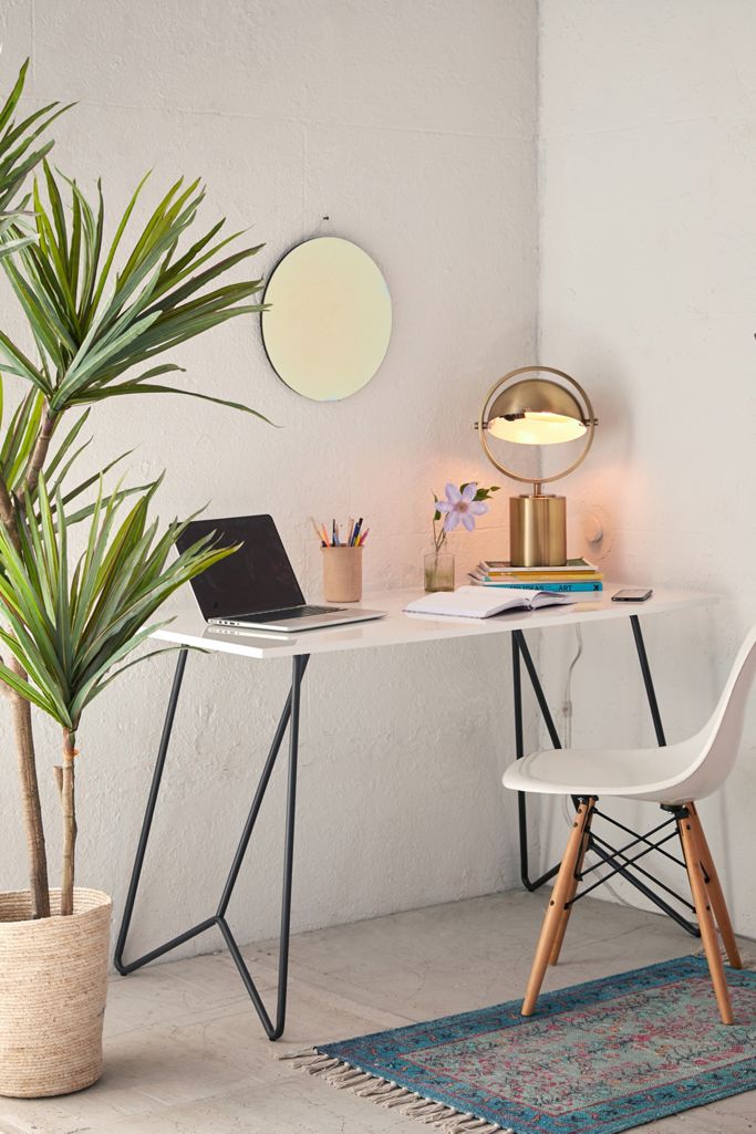 A new modern sleek desk is just the thing you need in your home office! 