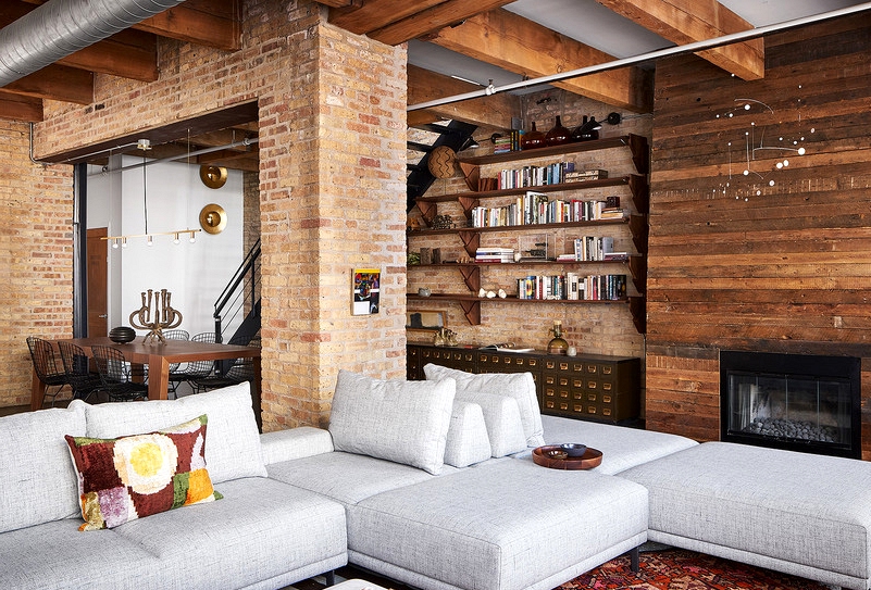 Century-old loft in Chicago that got interesting new design
