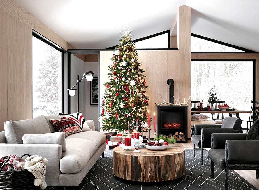 How to decorate bright and stylish modern home for the holidays: ideas by Crate & Barrel