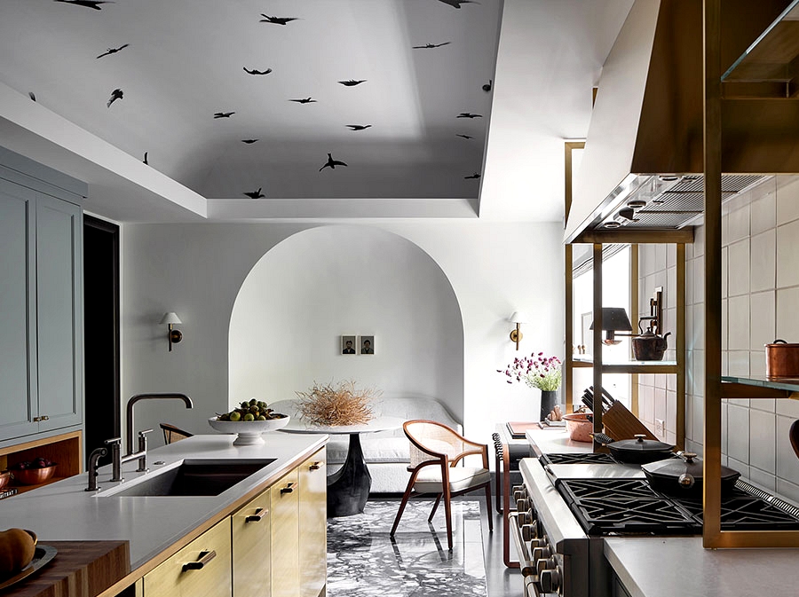 Amazing modern kitchen with birds by Chad Dorsey