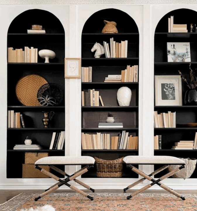 ikea black book shelf