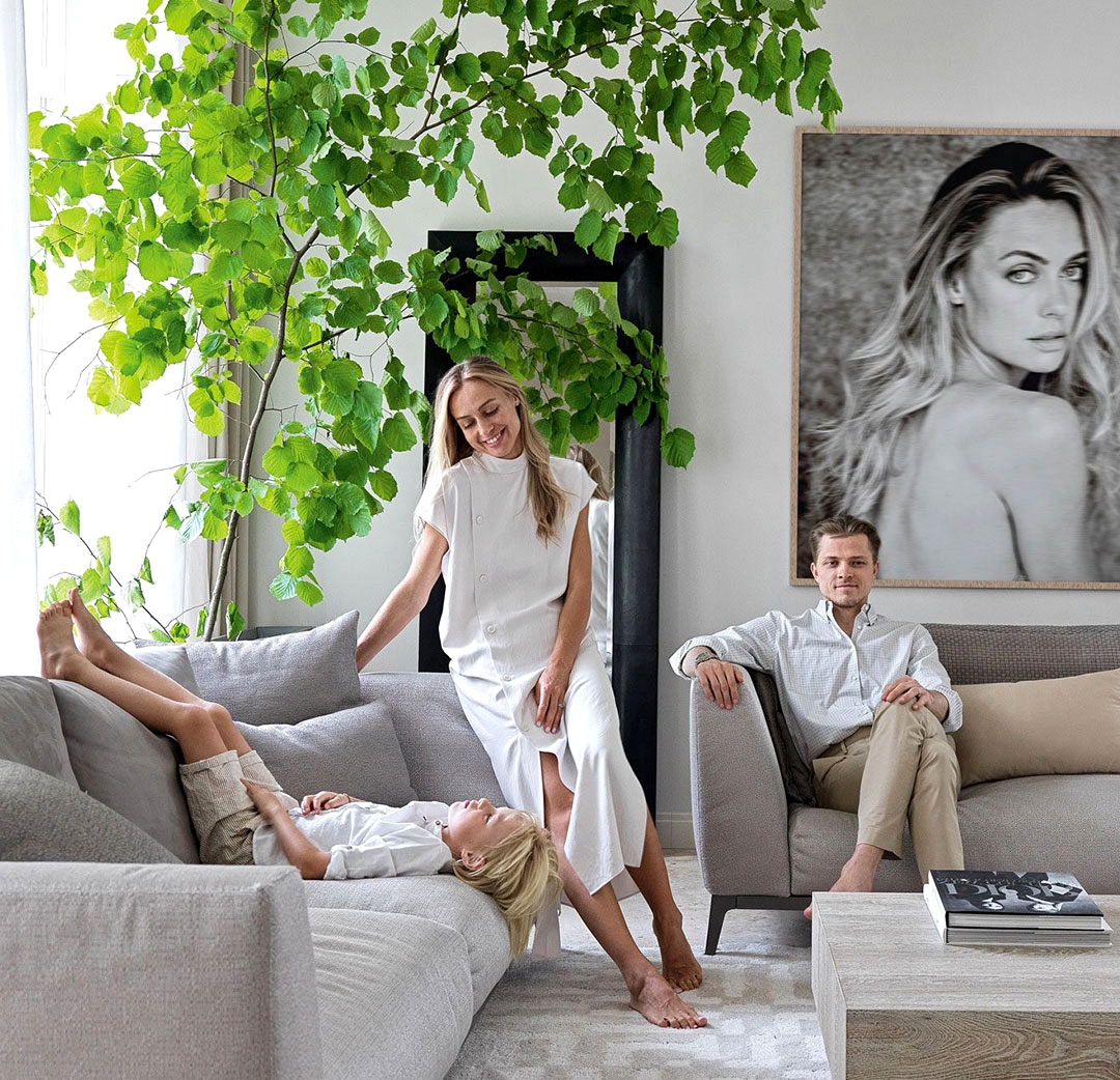 Eco-friendly elegance: the home of the family of designer Helen Kucherova in the Moscow region