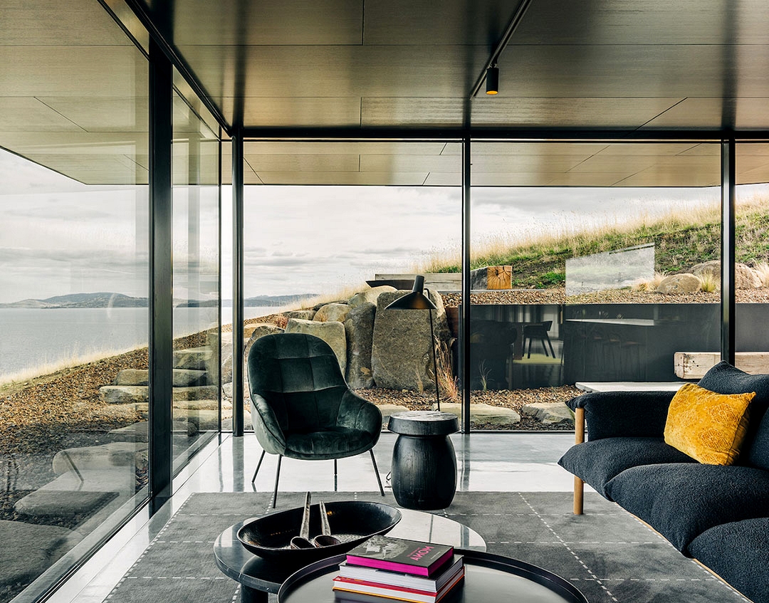 Secluded home by the ocean on the island of Tasmania