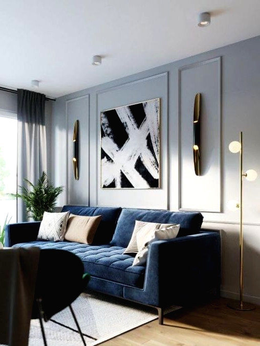 36 Navy Sofas For Elegant Residing Rooms