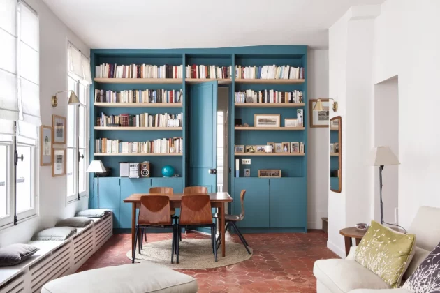 Succumb to the charm of the colorful library
