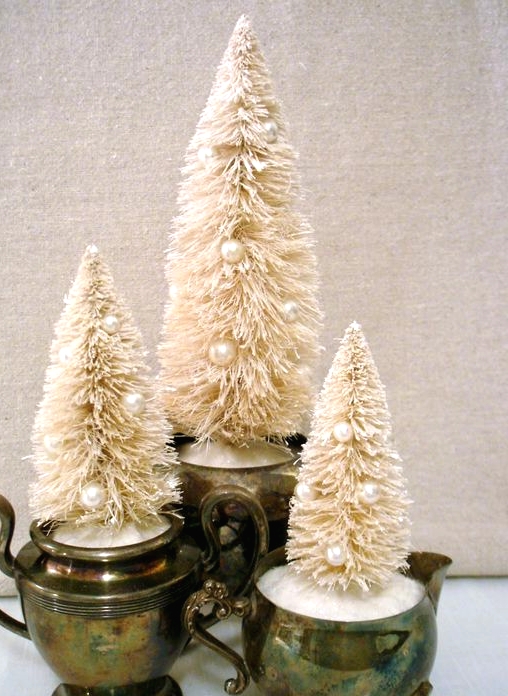 45 Bottle Brush Christmas Timber For Vacation Decor