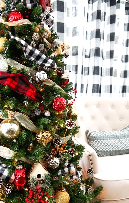 66 Cozy Plaid Décor Concepts For Christmas